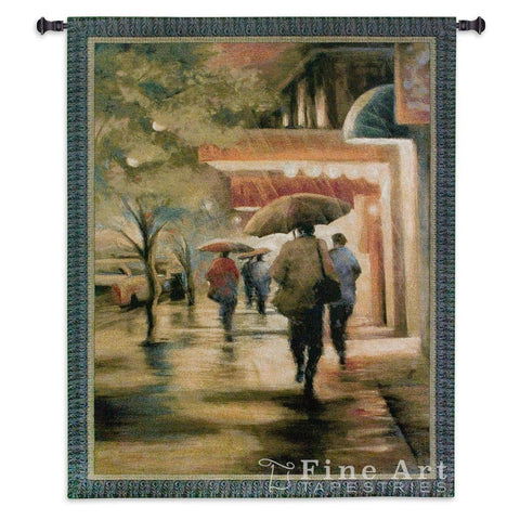 Second Street Drizzle Wall Tapestry