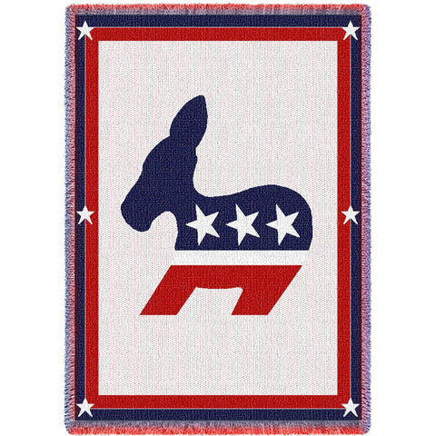 Democratic Logo Blanket