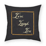 Live Laugh Love Pillow 18x18