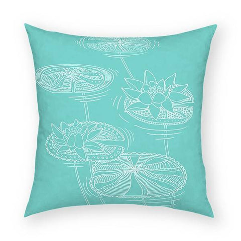 Lilly Pads Pillow 18x18