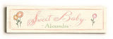 0002-9021-Sweet Baby Wood Sign 6x22 (16cm x56cm) Solid