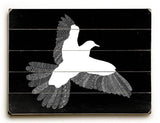 Bird Wood Sign 12x16 Planked