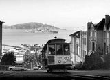 San Francisco Cable Car Alcatraz Wood Sign 18x24 (46cm x 61cm) Planked