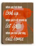 Call home Wood Sign 30x40 (77cm x102cm) Planked