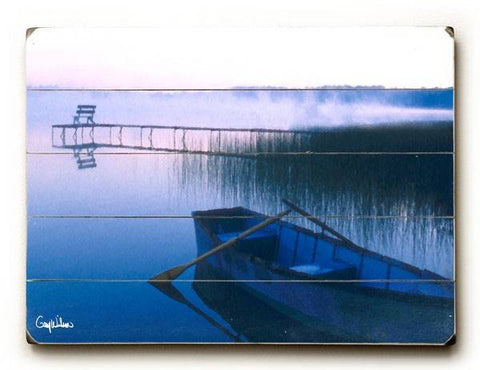 Row Boat Wood Sign 18x24 (46cm x 61cm) Planked