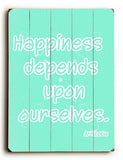 Happiness Wood Sign 9x12 (23cm x 31cm) Solid