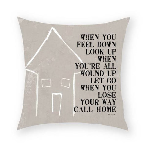 Call Home Pillow 18x18