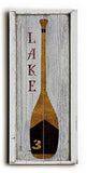 Lake Oar Wood Sign 10x24 (26cm x61cm) Planked