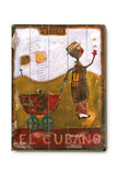 El Cubano Wood Sign 25x34 (64cm x 87cm) Planked