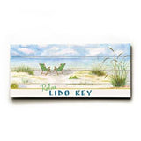 Lido Key Wood Sign 10x24 (26cm x61cm) Planked