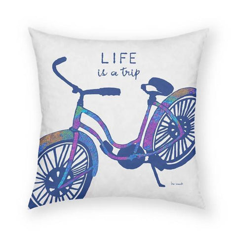 Life Is A Trip Pillow 18x18