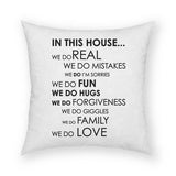 In This House Pillow 18x18