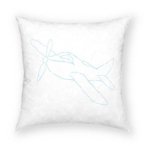 Airplane Pillow 18x18