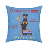 Doberman Pilsner Pillow 18x18