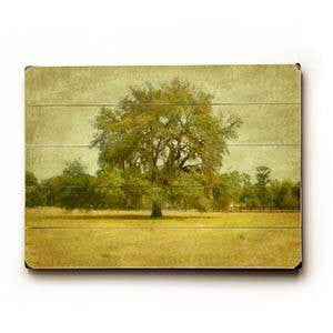 Lonely Tree Wood Sign 14x20 (36cm x 51cm) Planked