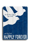 Happily Forever Wood Sign 12x16 Planked