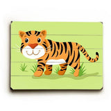 Tiger Wood Sign 14x20 (36cm x 51cm) Planked