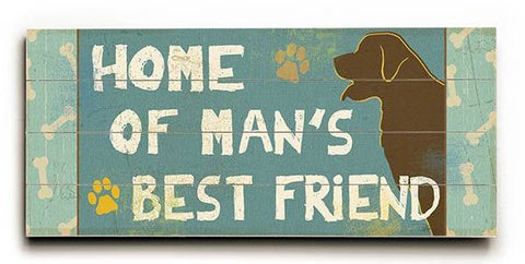 Best Friends III Wood Sign 10x24 (26cm x61cm) Planked