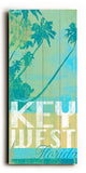 Key West Florida Wood Sign 10x24 (26cm x61cm) Planked