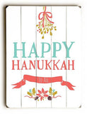 Happy Hanukkah Wood Sign 25x34 (64cm x 87cm) Planked