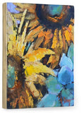 Sunflowers Wood Sign 25x34 (64cm x 87cm) Planked