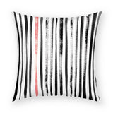 Red Stripe Pillow 18x18
