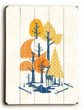 Deer Forester Wood Sign 12x16 Planked