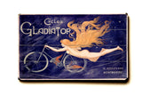 French Gladiator Bicycles Wood Sign 7.5x12 (20cm x31cm) Solid
