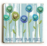 Make Your Own Peace Wood Sign 18x18 (46cm x46cm) Planked