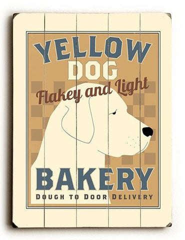 Yellow Dog Bakery Wood Sign 9x12 (23cm x 31cm) Solid