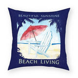 Beach Living Pillow 18x18