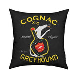 Cognac Greyhound Pillow 18x18