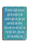 Holding You 2 Wood Sign 14x20 (36cm x 51cm) Planked