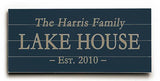 Lake House Wood Sign 10x24 (26cm x61cm) Planked