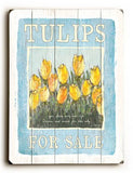 0003-2657-Tulips Wood Sign 14x20 (36cm x 51cm) Planked