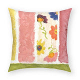 Rhubarb & Roses Pillow 18x18