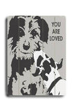 You are loved Wood Sign 18x24 (46cm x 61cm) Planked
