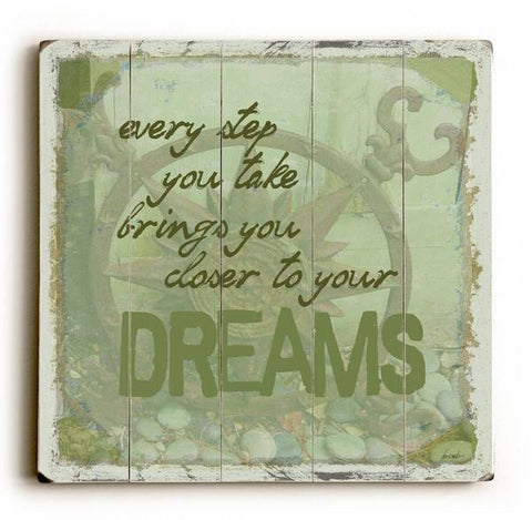 Every Step You Take Wood Sign 18x18 (46cm x46cm) Planked