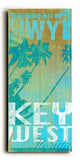 Key west hwy 1 Wood Sign 10x24 (26cm x61cm) Planked
