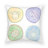 Garden Polka Dots Pillow 18x18