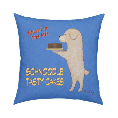 Schnoodle Tasty Cakes Pillow 18x18
