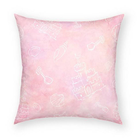 A Day at the Beach Pillow 18x18