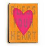 Bless your heart 2 Wood Sign 18x24 (46cm x 61cm) Planked