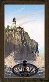 Split Rock Lighthouse Wood Sign 14x23 (36cm x59cm) Planked