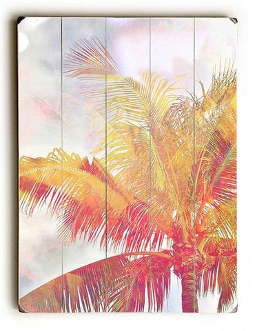 Palm Tree Wood Sign 9x12 (23cm x 31cm) Solid
