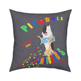 Pitbull Jawbreakers Pillow 18x18