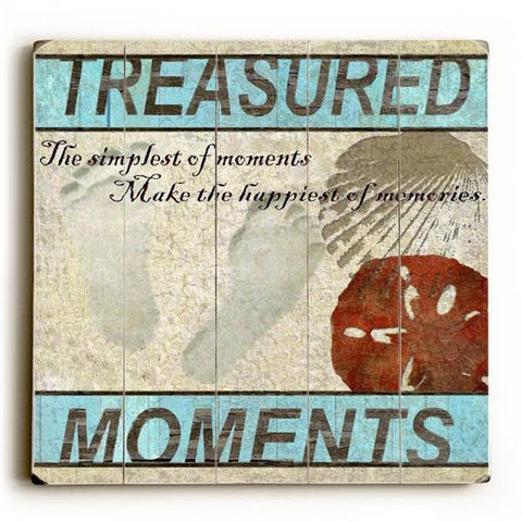 Treasured Moments Wood Sign 13x13 Planked