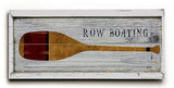 Row Boat Oar Wood Sign 10x24 (26cm x61cm) Planked
