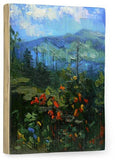 Floral Valley Wood Sign 9x12 (23cm x 31cm) Solid