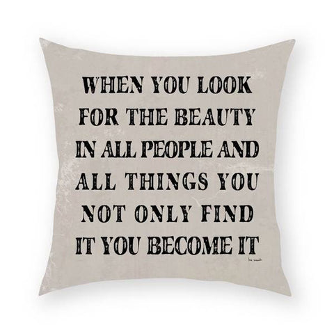 Become Pillow 18x18